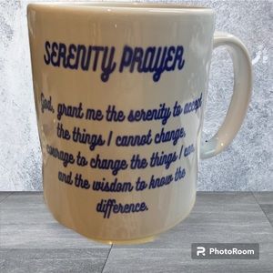 11 oz coffee mug serenity prayer
